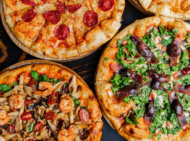 BBQ chicken pizza at Pizza inn